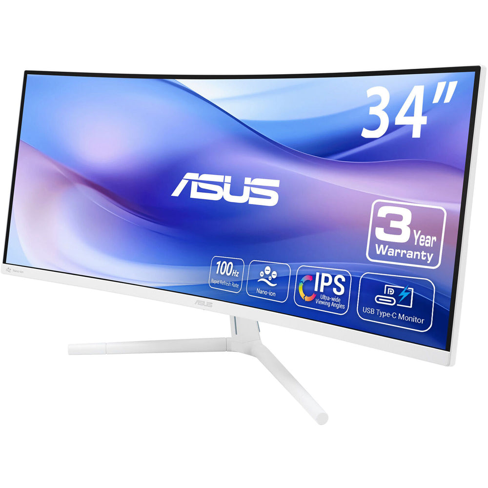 ASUS VU34WCIP-W 34" Curved Monitor