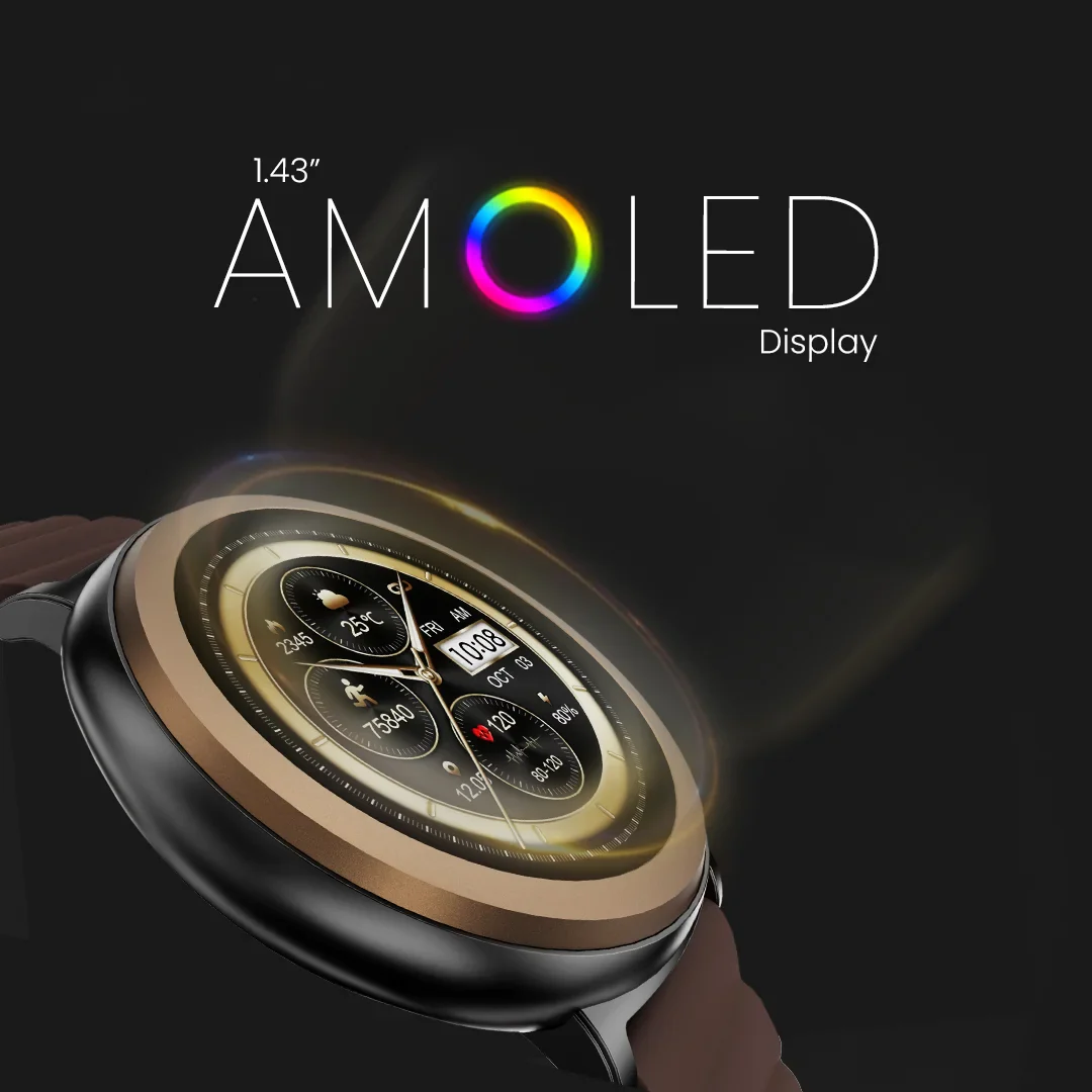 HiFuture 1.43" Aurora Smartwatch Dark Green