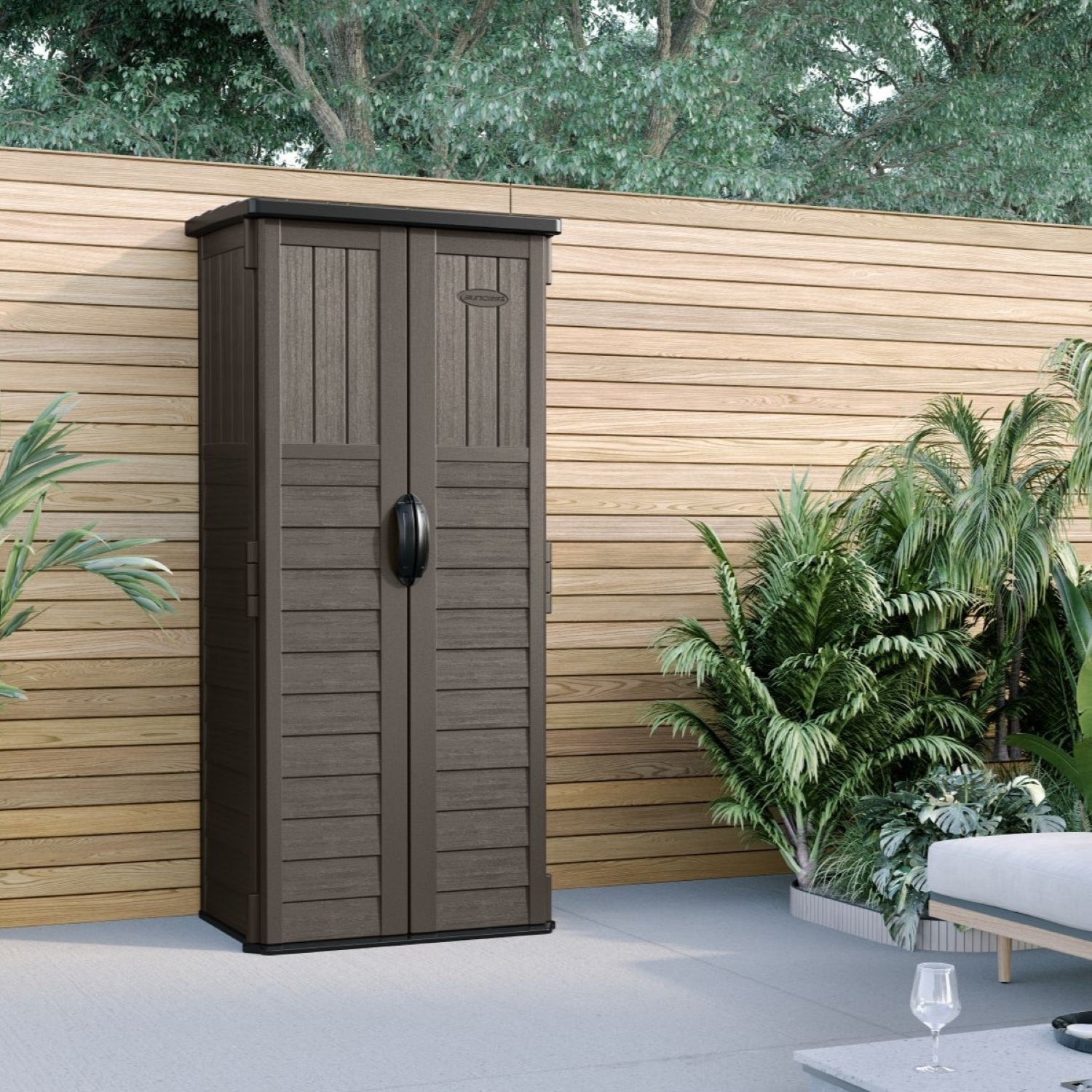Suncast Vertical Shed Stoney