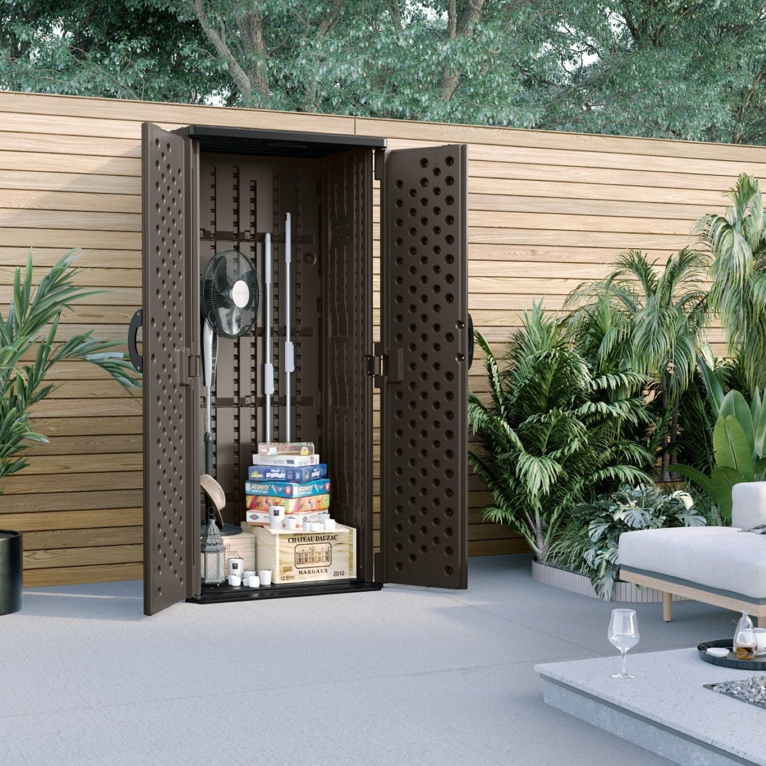 Suncast Vertical Shed Stoney