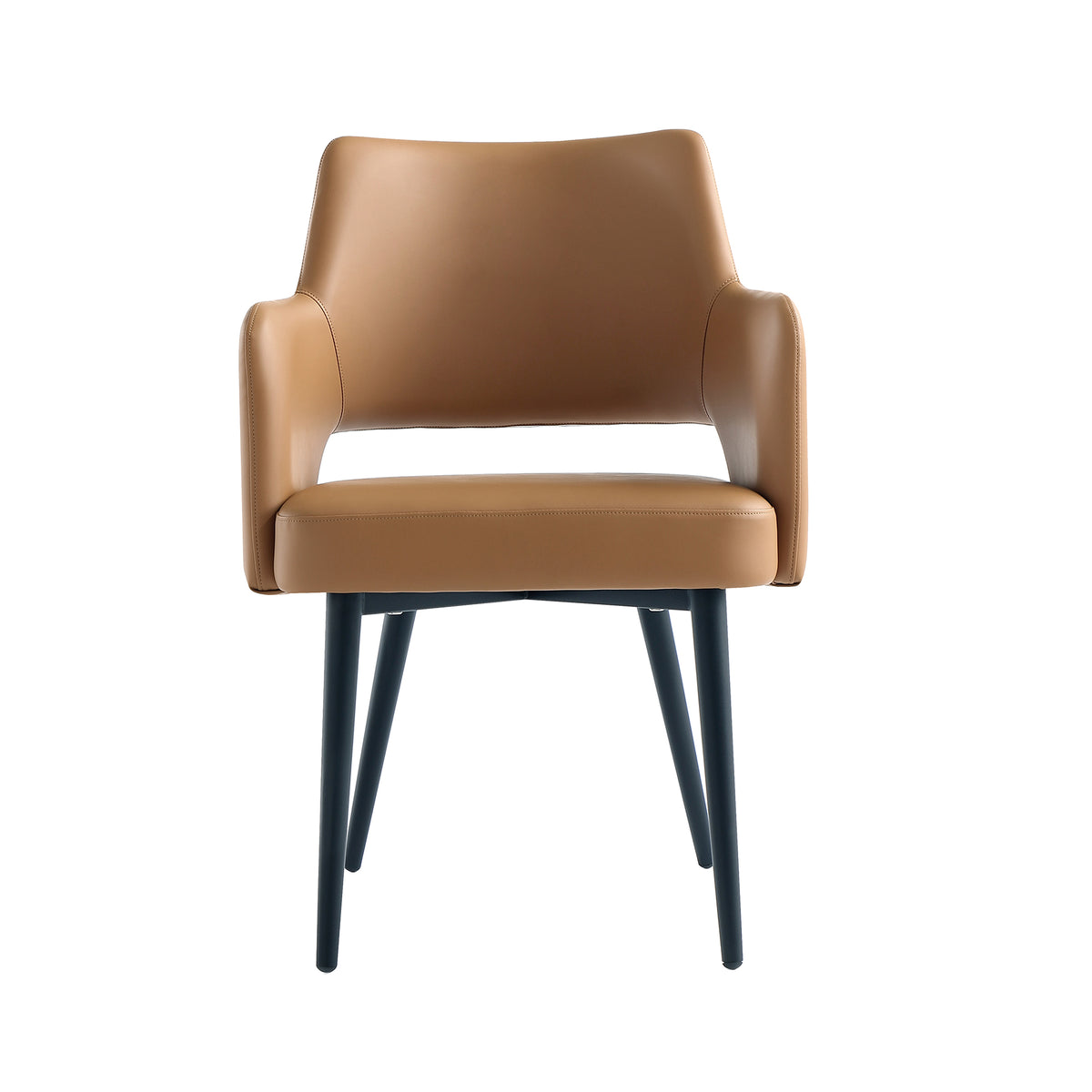 Manhattan Comfort Tremont 22.8" Leatherete Dining Arm Chair