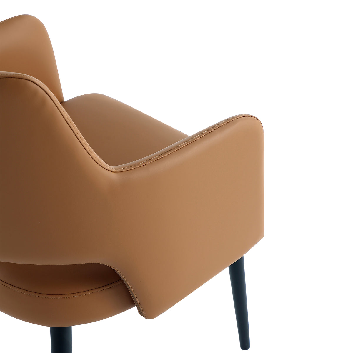 Manhattan Comfort Tremont 22.8" Leatherete Dining Arm Chair