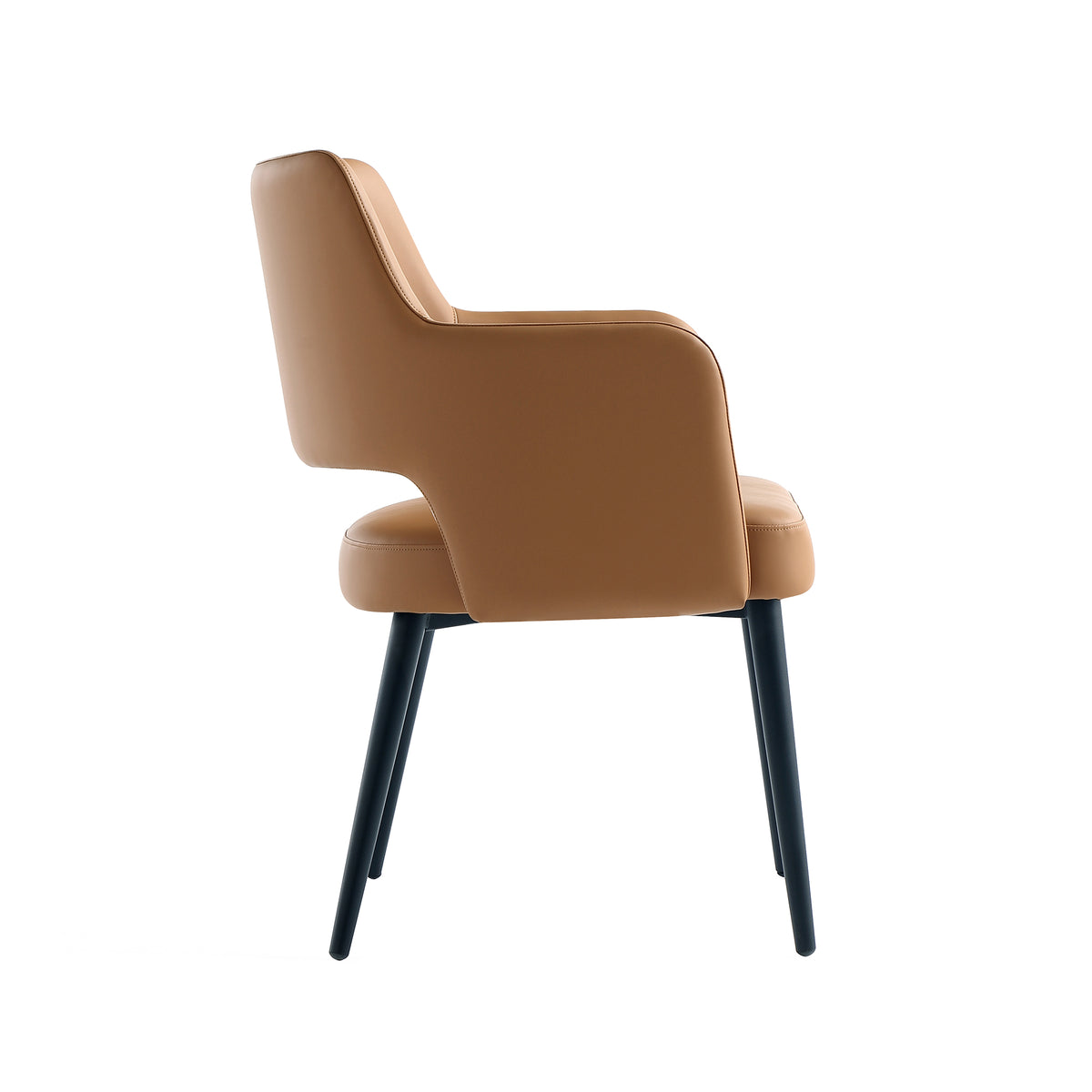 Manhattan Comfort Tremont 22.8" Leatherete Dining Arm Chair
