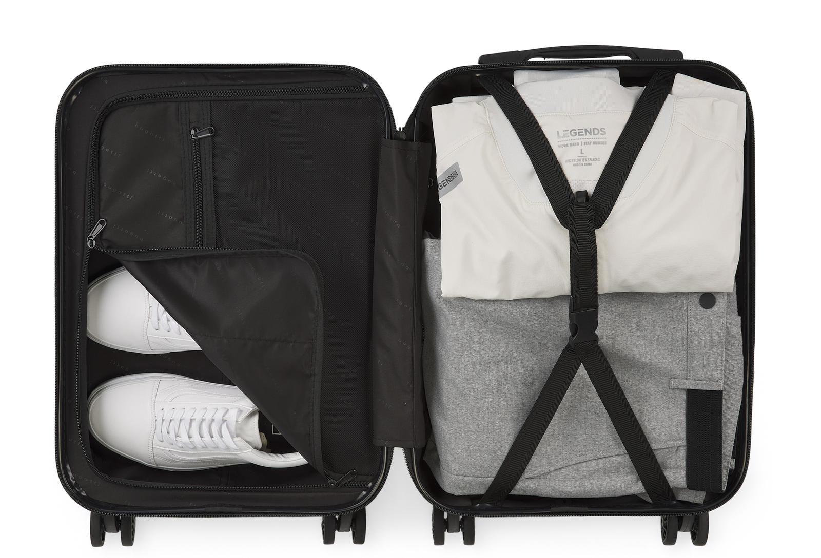 Bugatti The Classic Carry On Hardside Luggage Egret