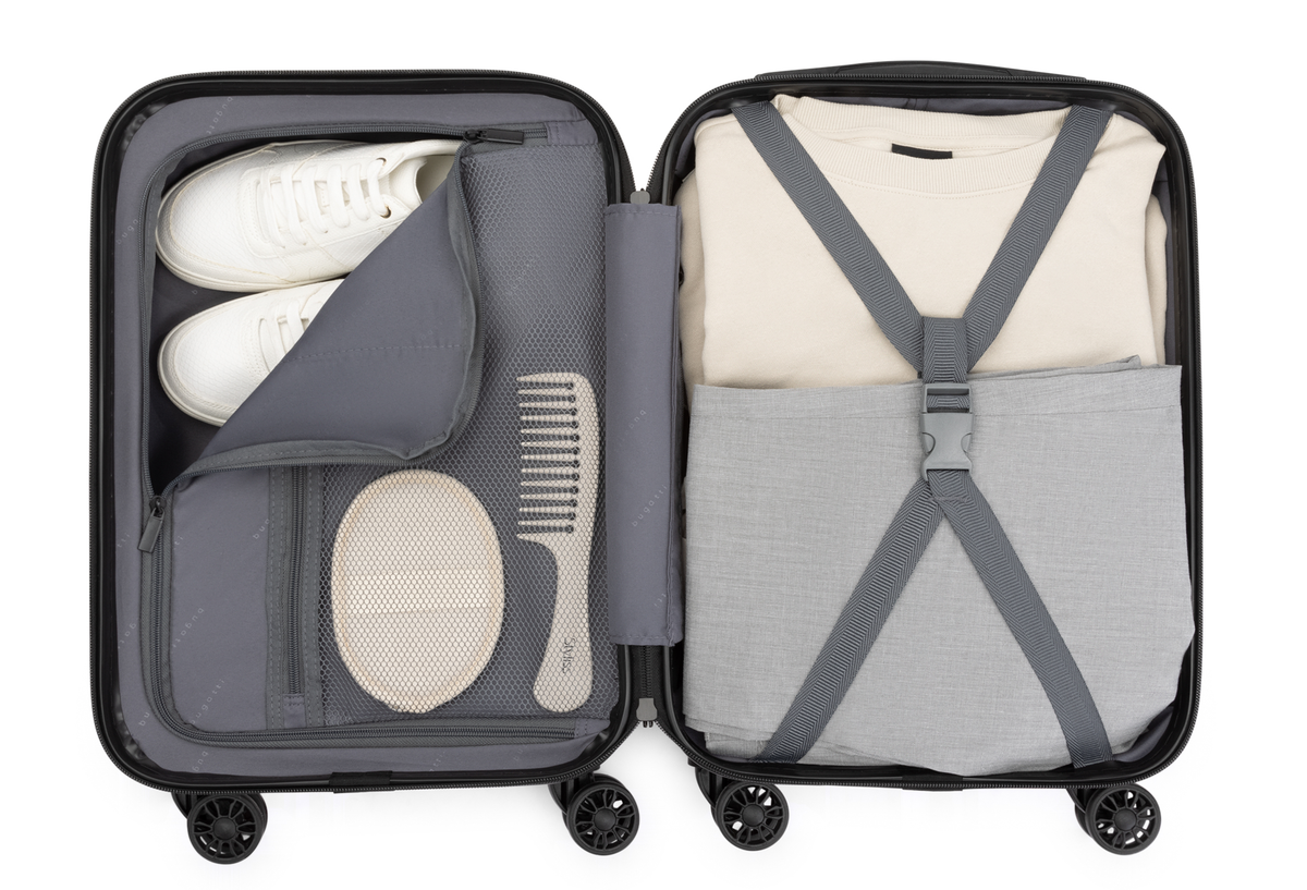 Bugatti Singapore Hardside Luggage Metallic Pink