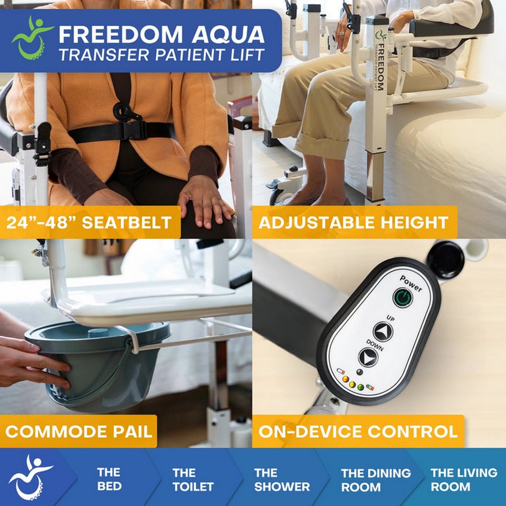 Mobile Patient Lift Freedom Aqua Portable