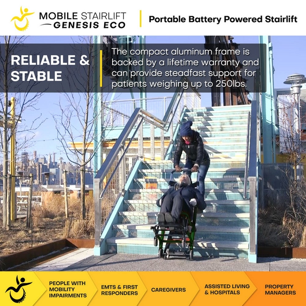 Mobile StairLift Genesis ECO Portable Stairlift