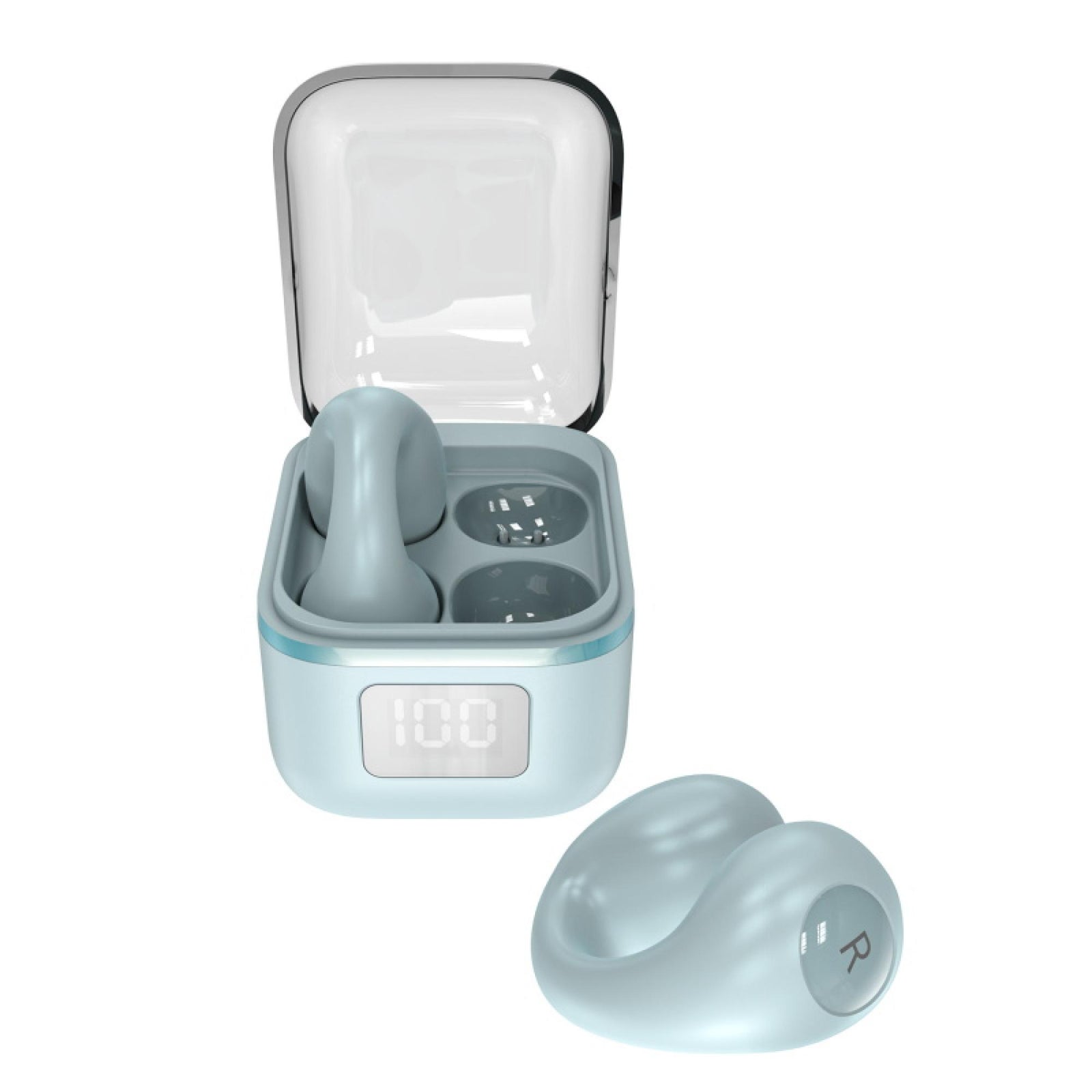 MyBat Open Ear Bluetooth Earbuds Blue