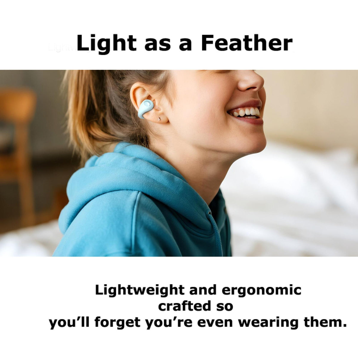 MyBat Open Ear Bluetooth Earbuds Blue