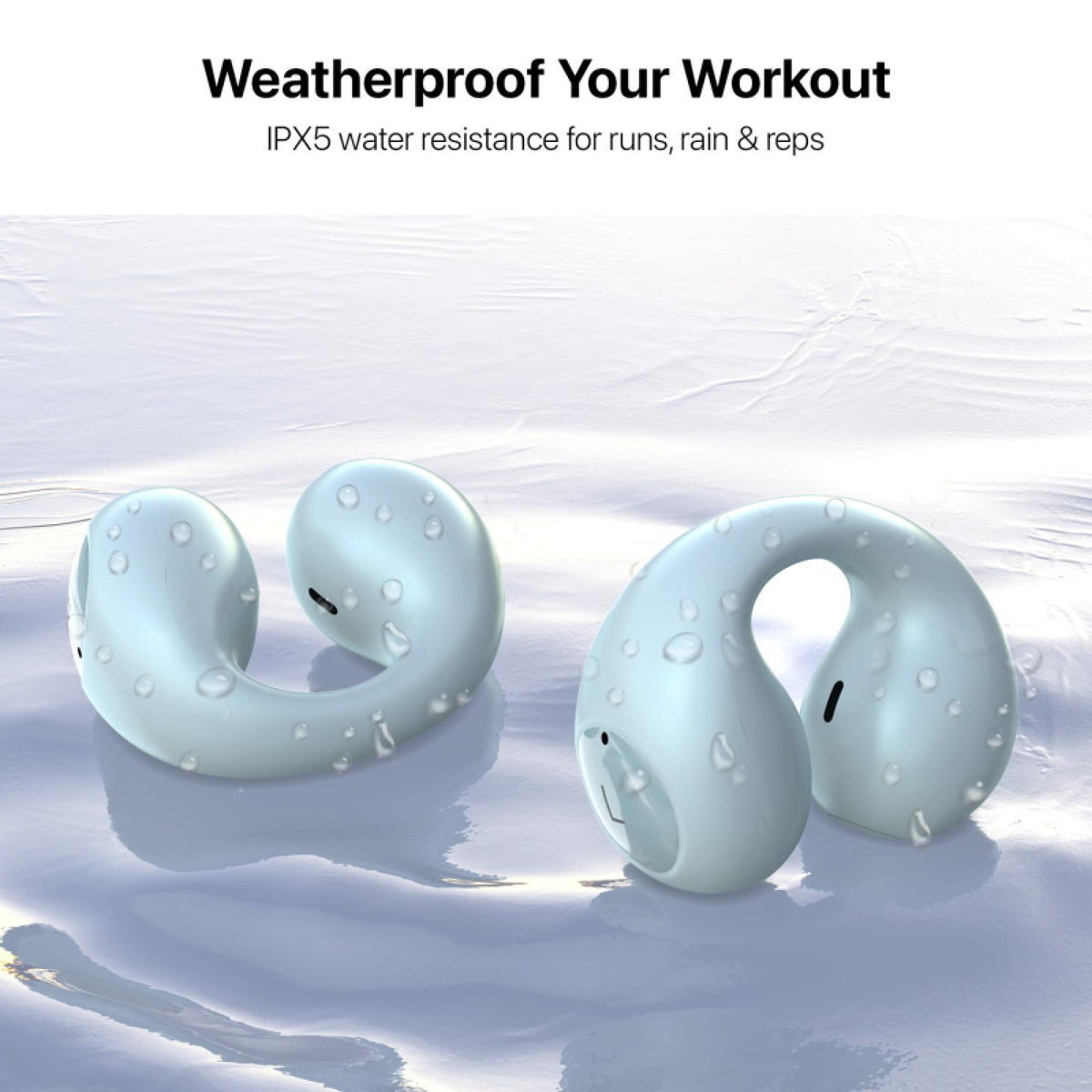 MyBat Open Ear Bluetooth Earbuds Blue