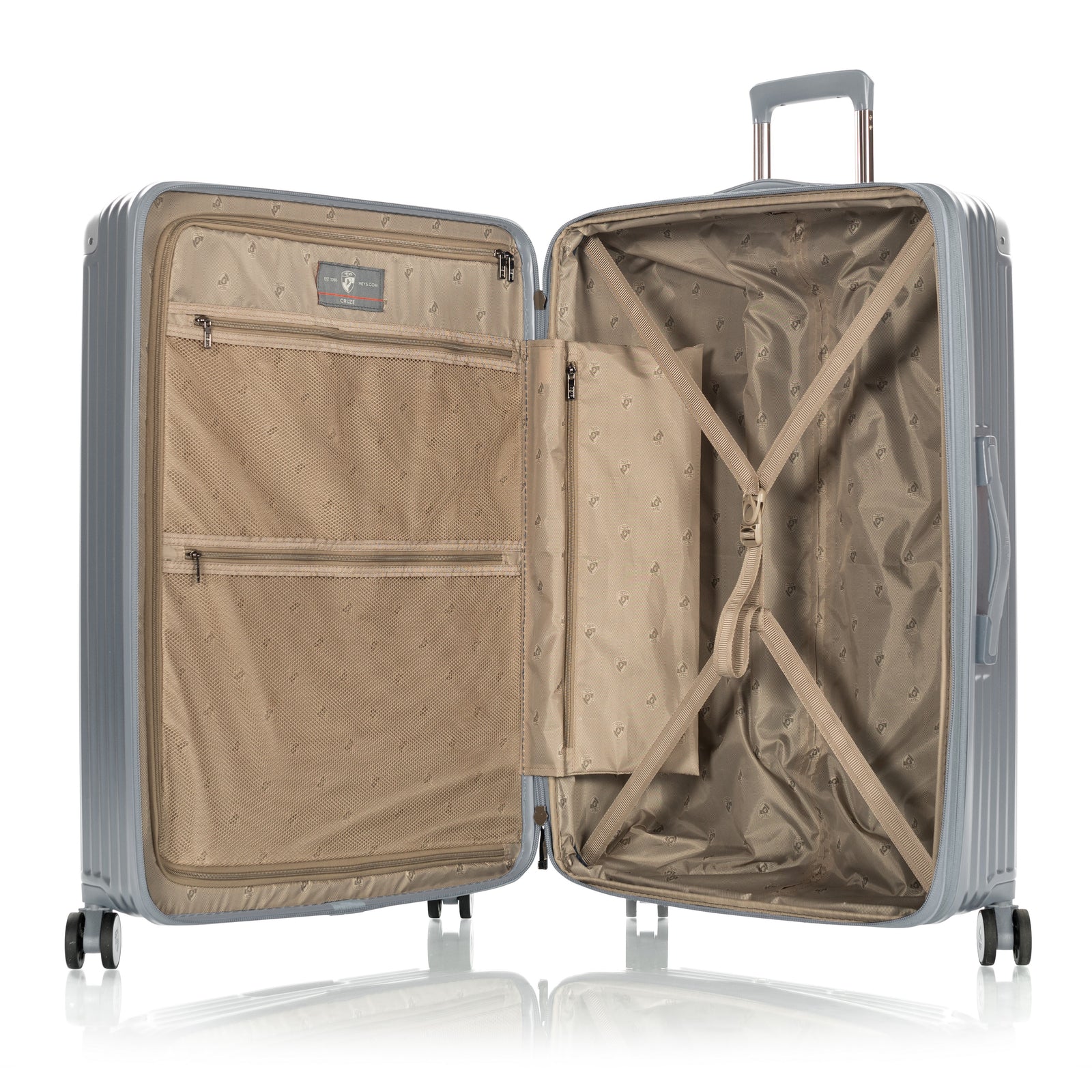 Heys Cruze 30" Hardside Checked Luggage Silver