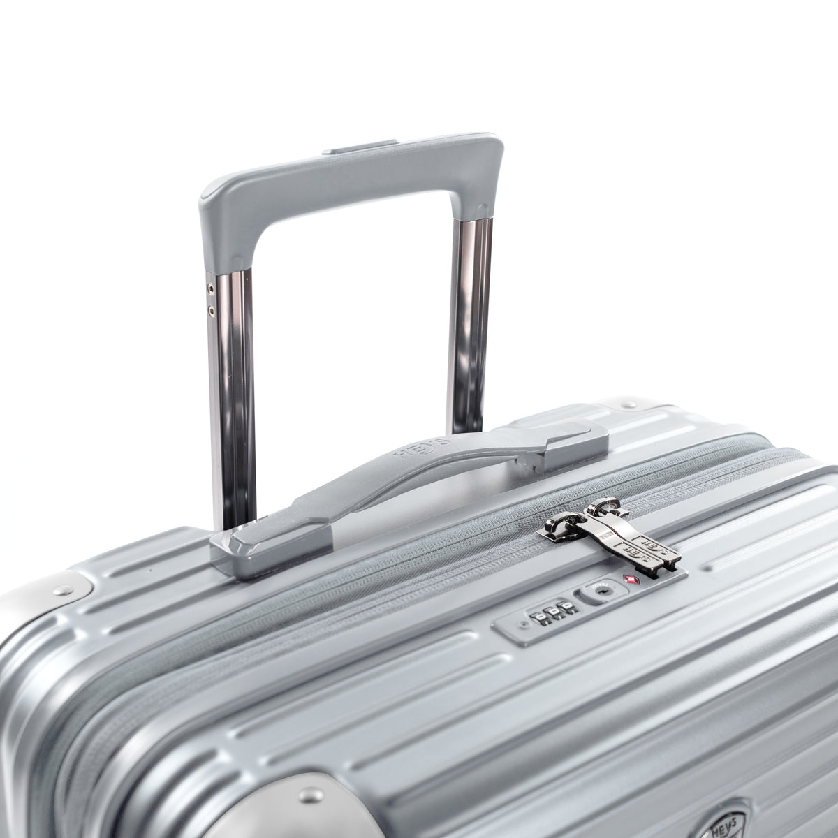 Heys Cruze 30" Hardside Checked Luggage Silver