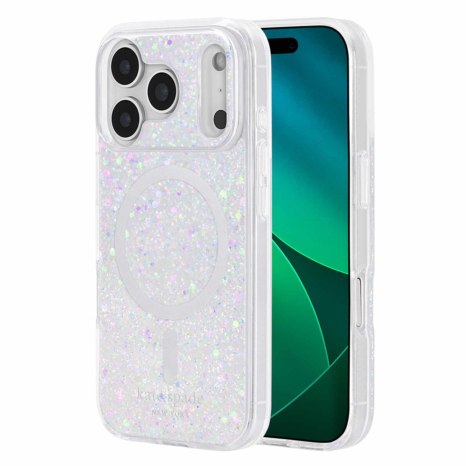 Kate Spade MagSafe Case Chunky Glitter Iridescent for iPhone 17 Pro