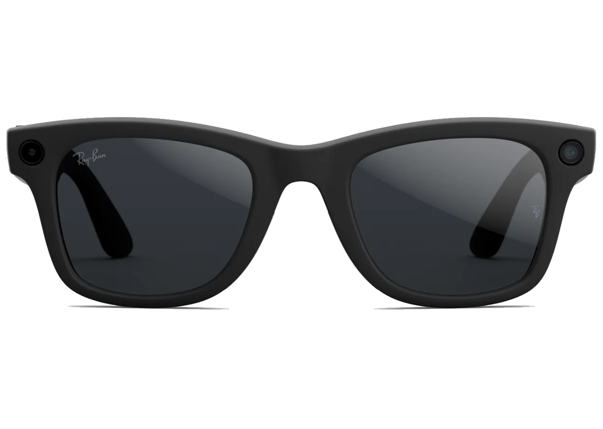 Ray-Ban Meta Wayfarer Gen 2 AI Glasses Black with Clear Lenses