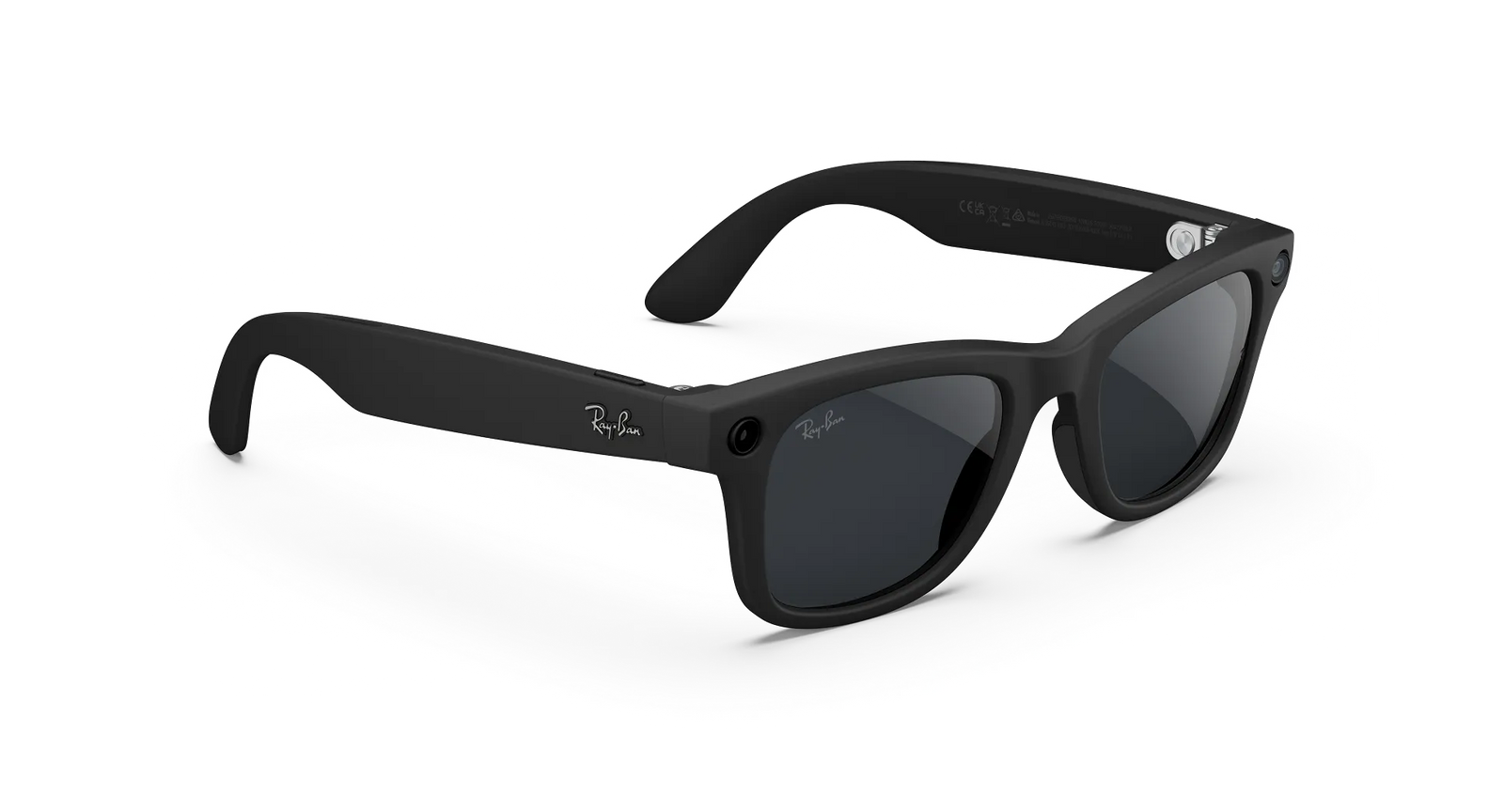Ray-Ban Meta Wayfarer Gen 2 AI Glasses Black with Clear Lenses