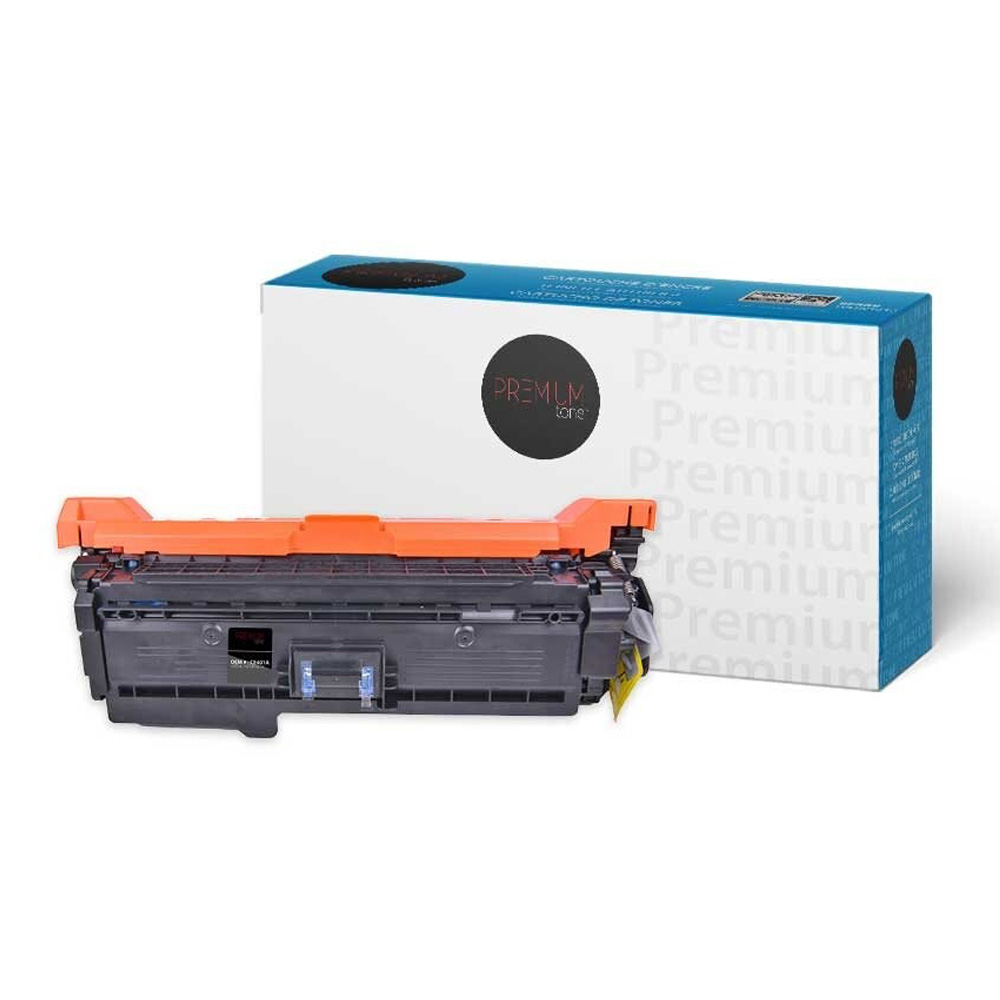 Premium Tone HP CE401A 507A 401A Compatible Standard Yield Toner Cartridge Cyan