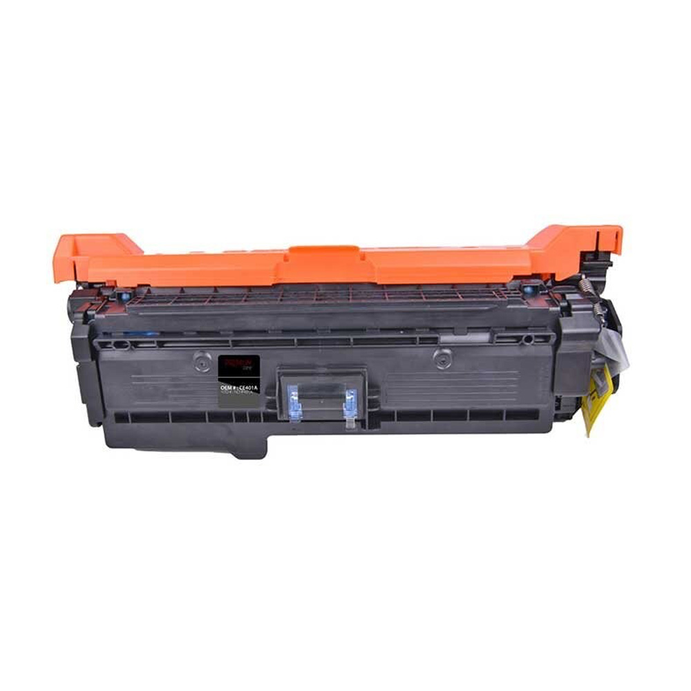 Premium Tone HP CE401A 507A 401A Compatible Standard Yield Toner Cartridge Cyan