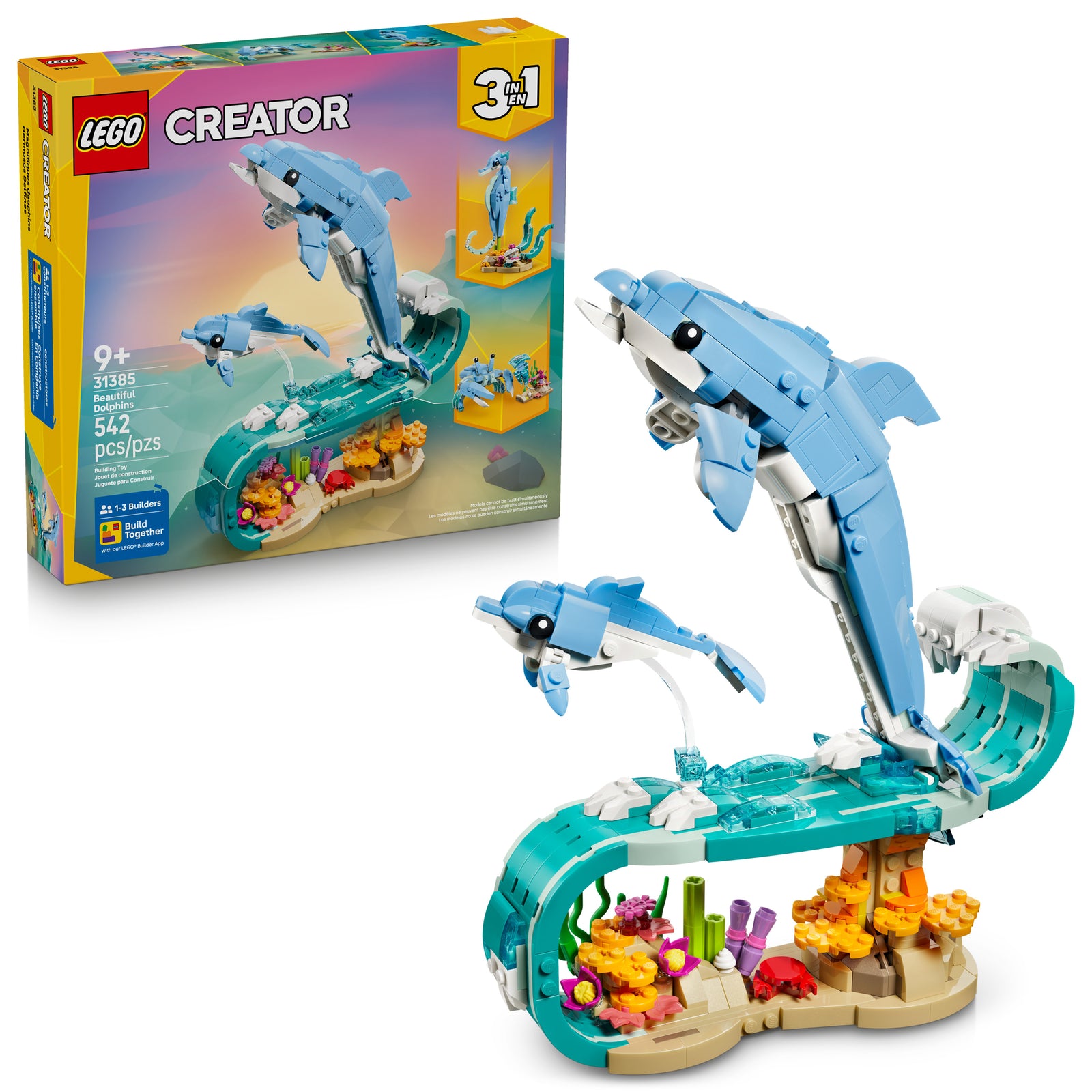 LEGO Creator Sea Animals Beautiful Dolphins
