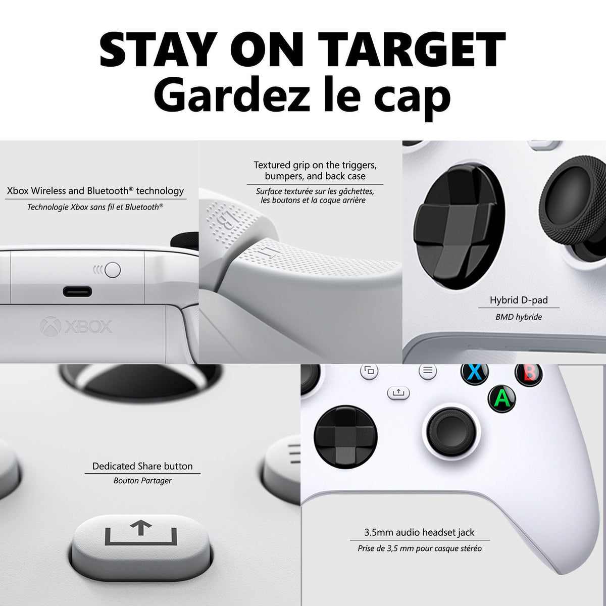 Microsoft EP2-40649 XBox Wireless Controller Robot White