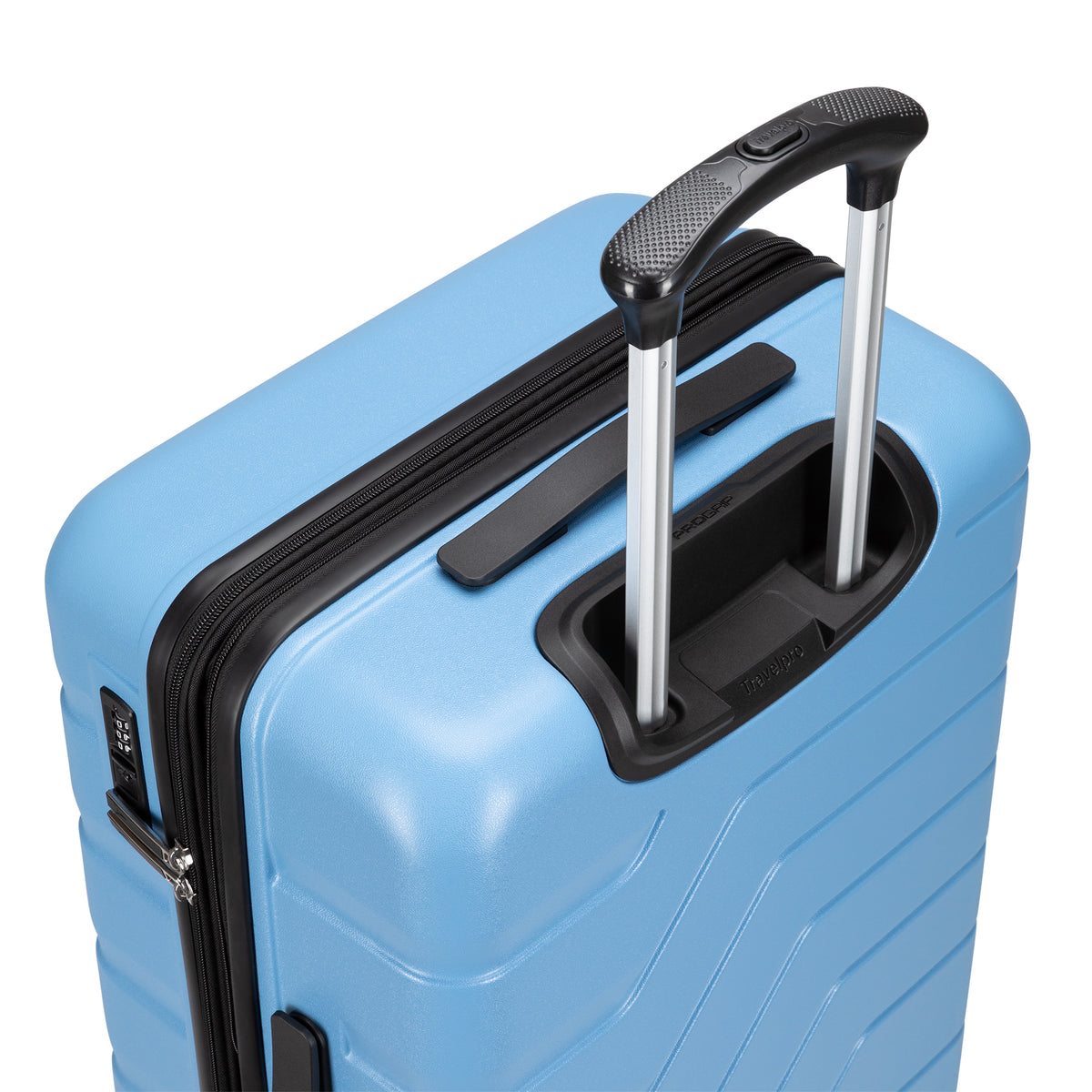 Travelpro Odyssey 24" Hardside Spinner Checked Luggage Blue