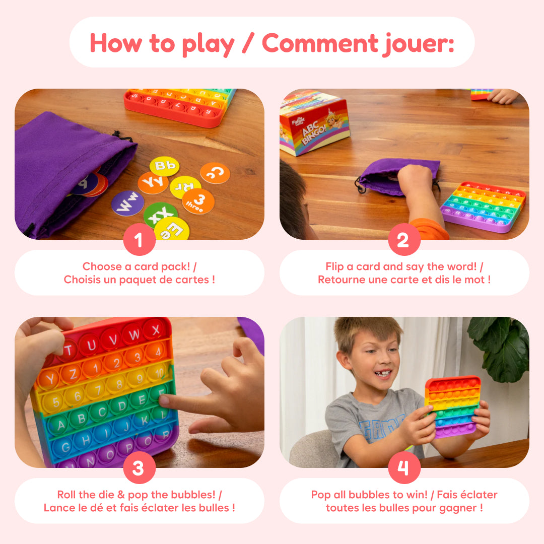 The Fidget Game: Le Jeu de Fidget Mots Visuels French