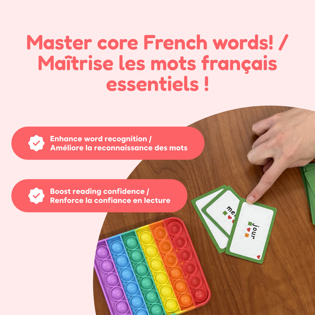The Fidget Game: Le Jeu de Fidget Mots Visuels French