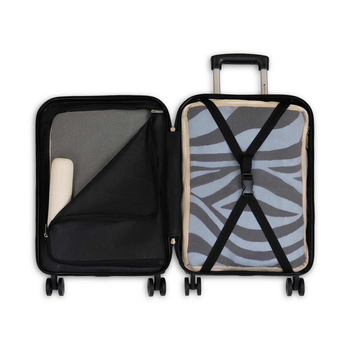 Swiss Mobility LYS 21.5" Hardside Carry-on Luggage Black