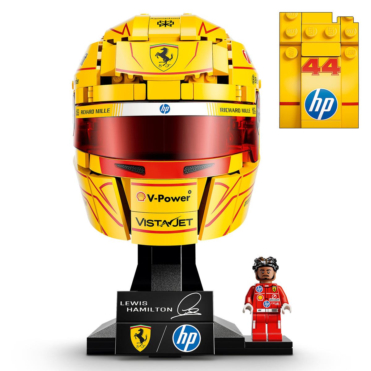 LEGO Editions Formula 1 Scuderia Ferrari HP Helmet Lewis Hamilton
