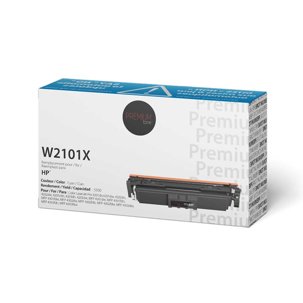 Premium Tone HP W2101X Alternative Toner Standard Yield Cyan