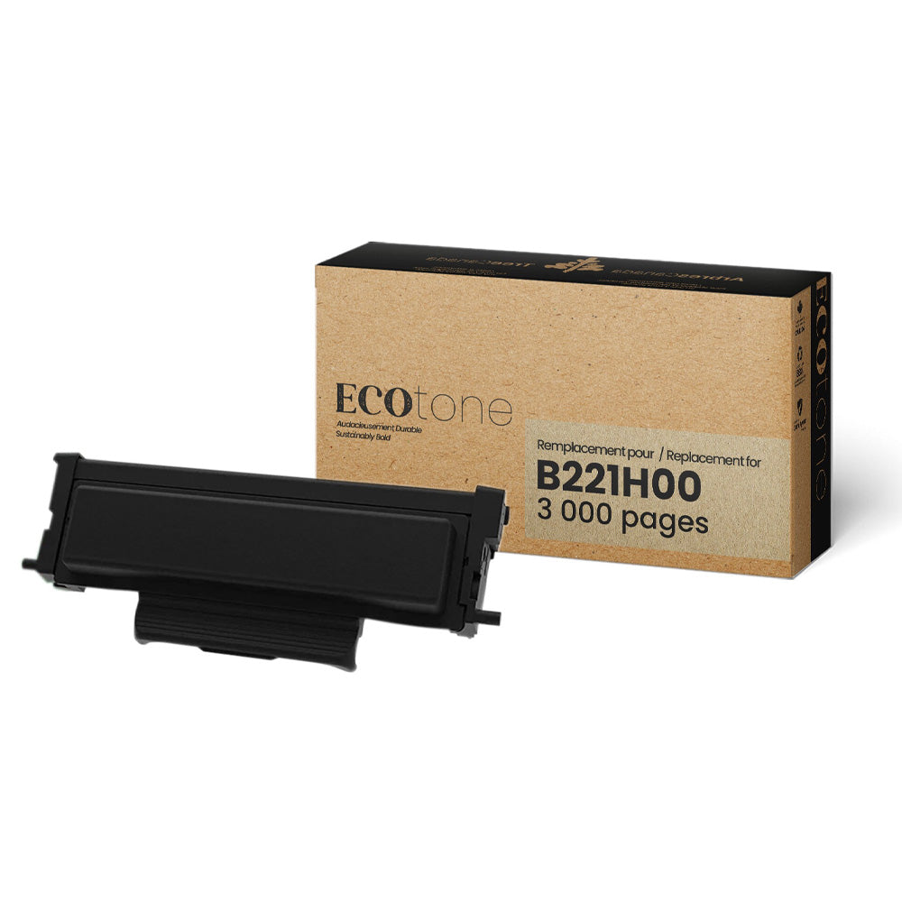 Ecotone Lexmark B221H00 Remanufactured Toner Standard Yield Black