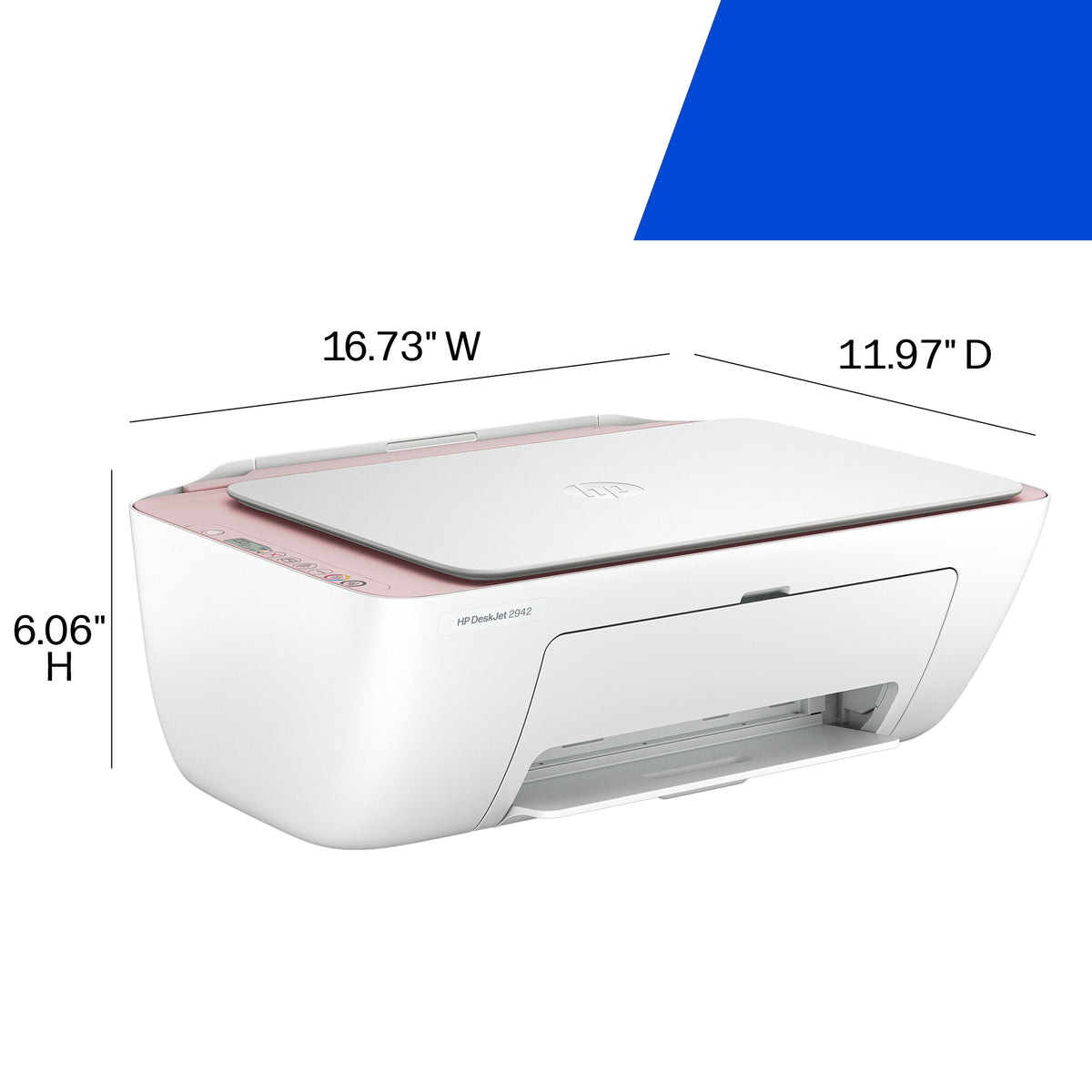 HP DeskJet 2942 All-in-One Printer Pale Rose