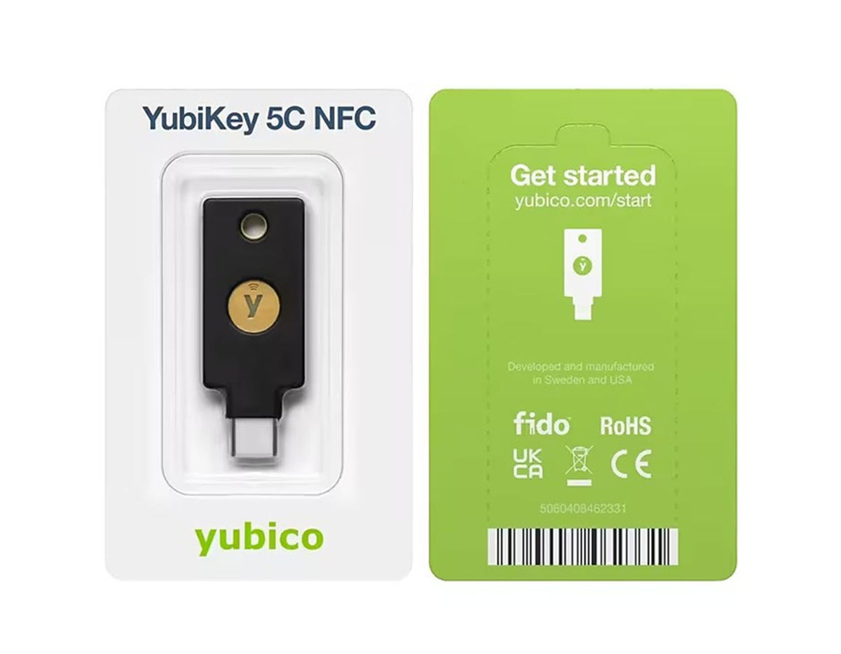 Yubico YubiKey 5C NFC Security Key Black