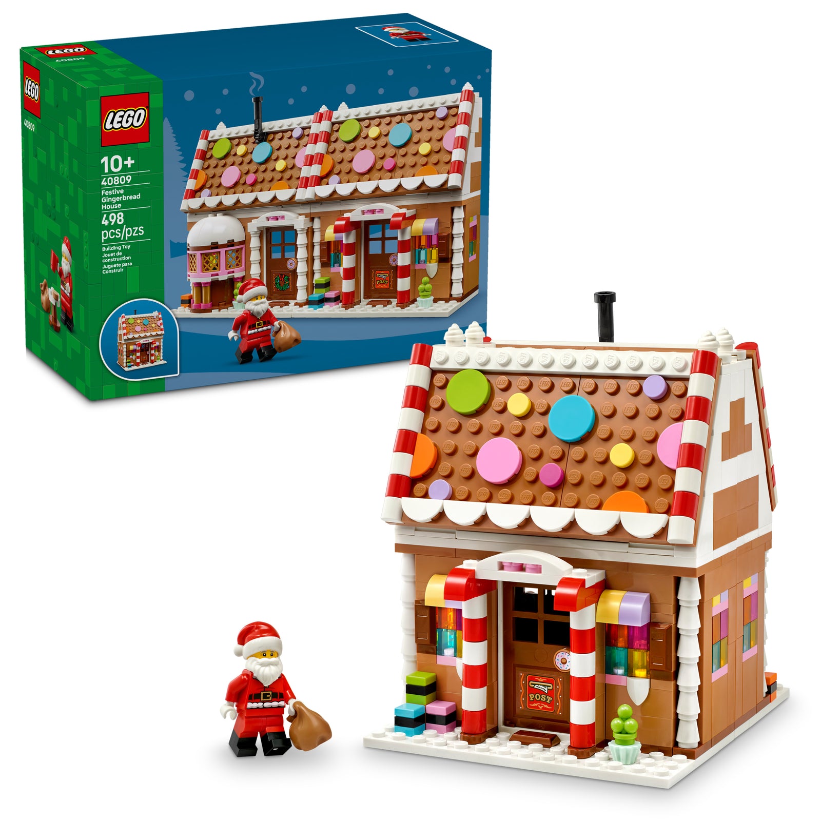 LEGO Seasons & Occasions Festive Gingerbread House Building Set