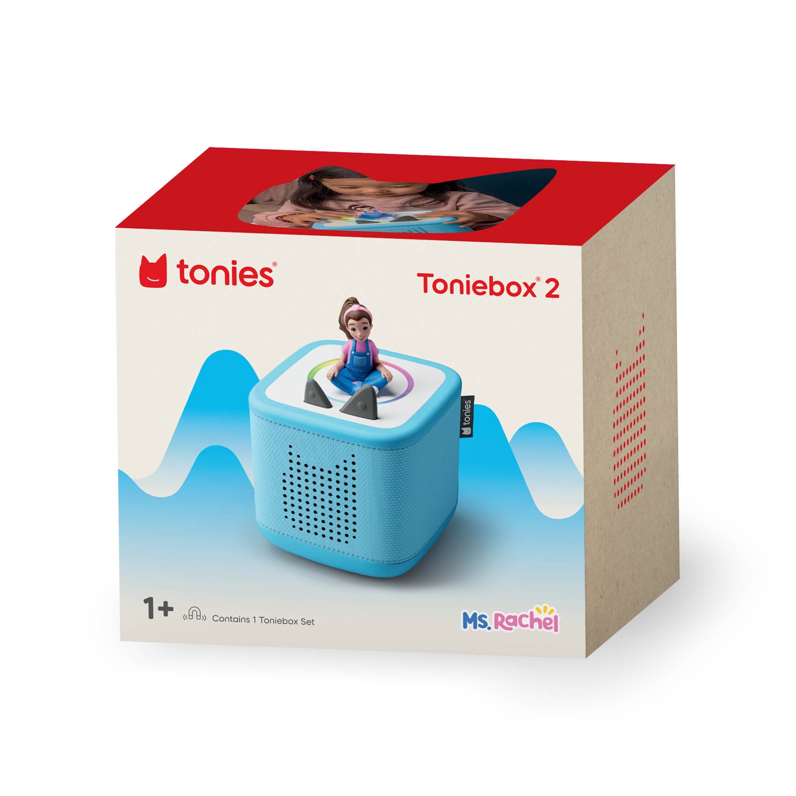 Tonies Ms. Rachel Toniebox 2 Starter Set Sky Blue