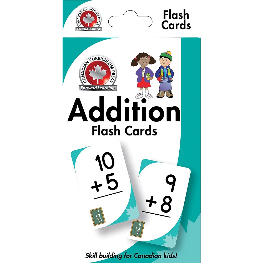 Canadian Curriculum Press Addition Flashcards
