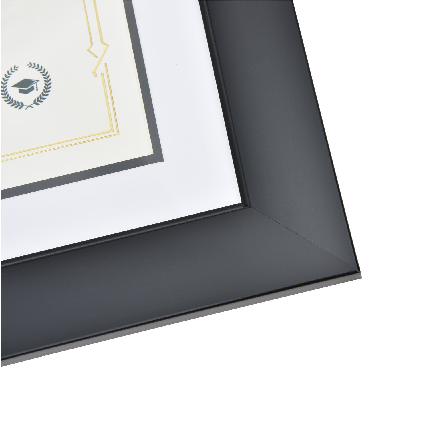 First Base Certificate Frame 8 1/2"x11" Black/White
