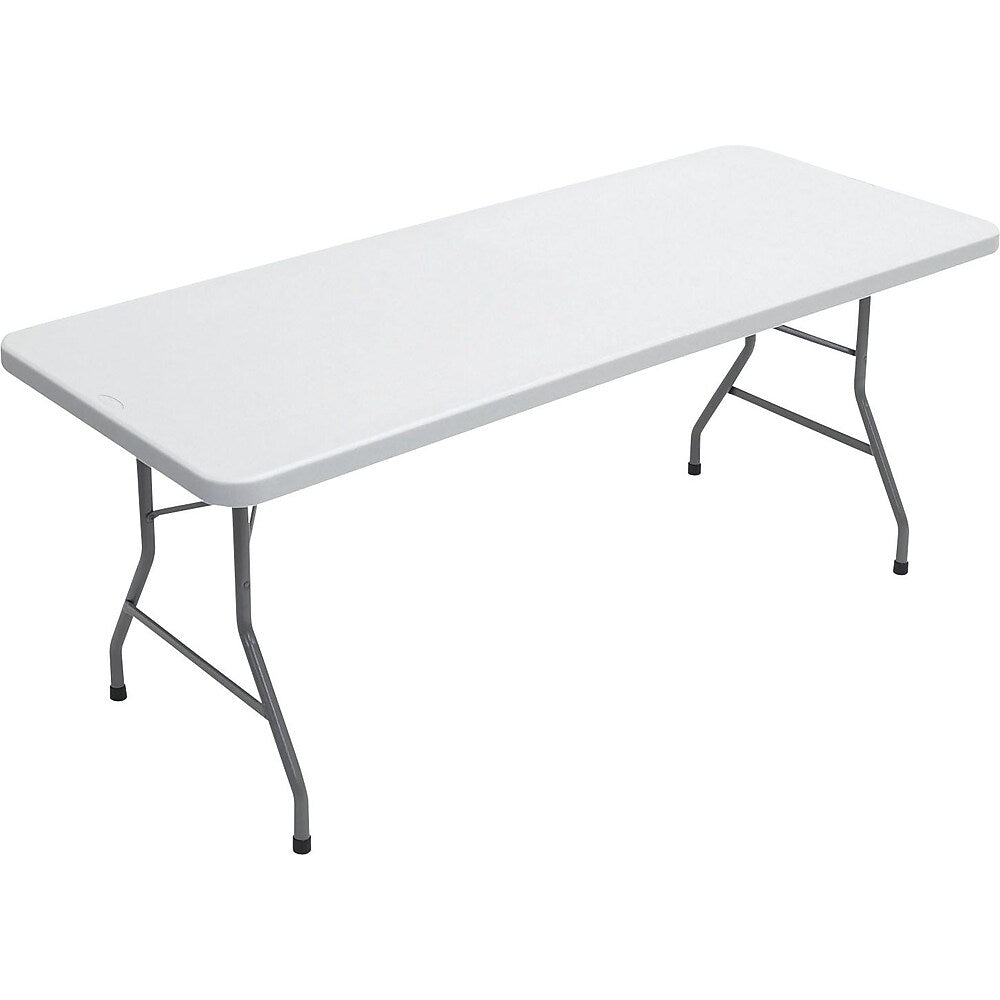 Banquet Table with Folding Legs 96" Light Grey