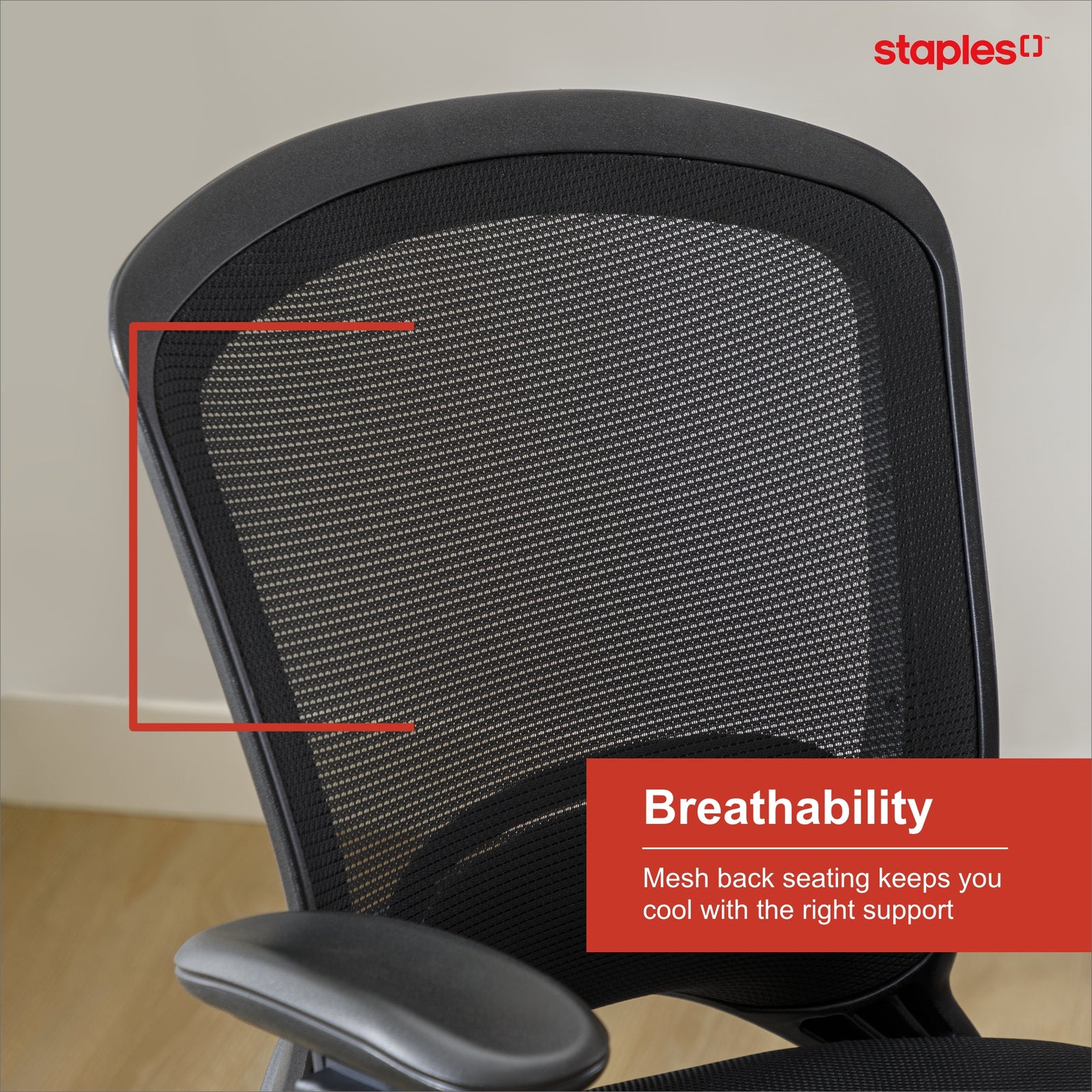 True Innovations Mesh Task Chair Black