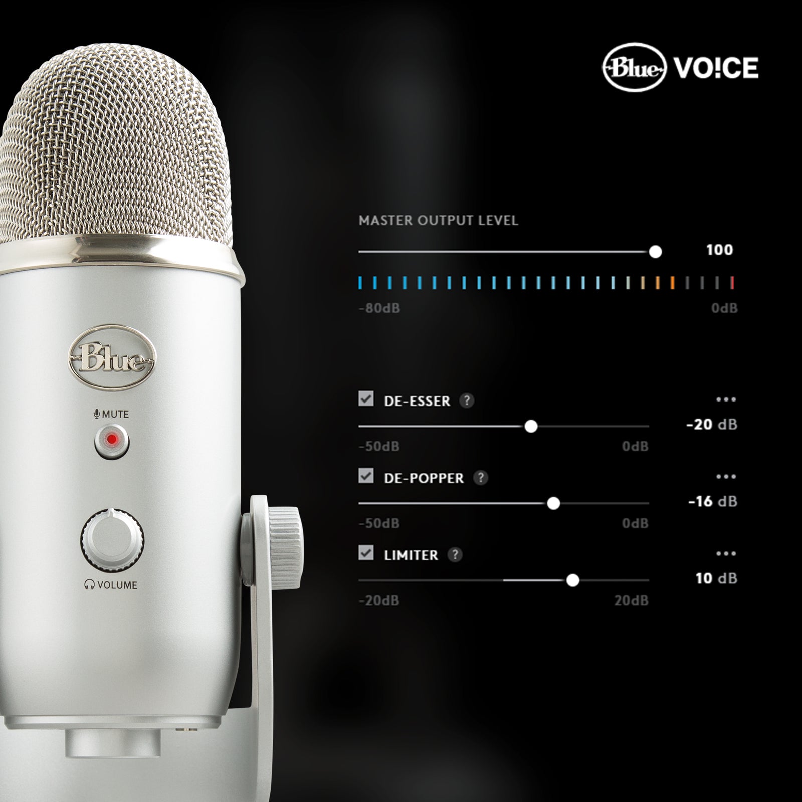 Blue Microphones Yeti USB Microphone Silver