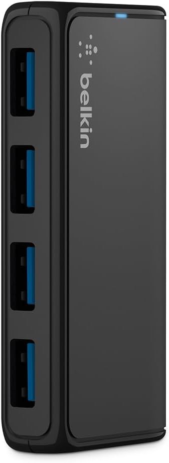 Belkin F4U058TT 4 Port USB 3.0 Hub Black