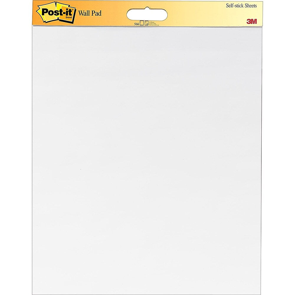 Post-it Self Stick Wall Pads 20" x 23" 2 Pack