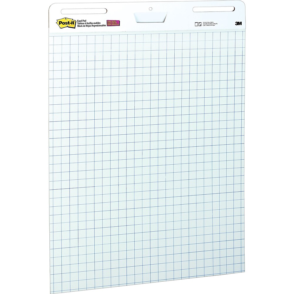 Post-it Self Stick Easel Pad with Grid Lines