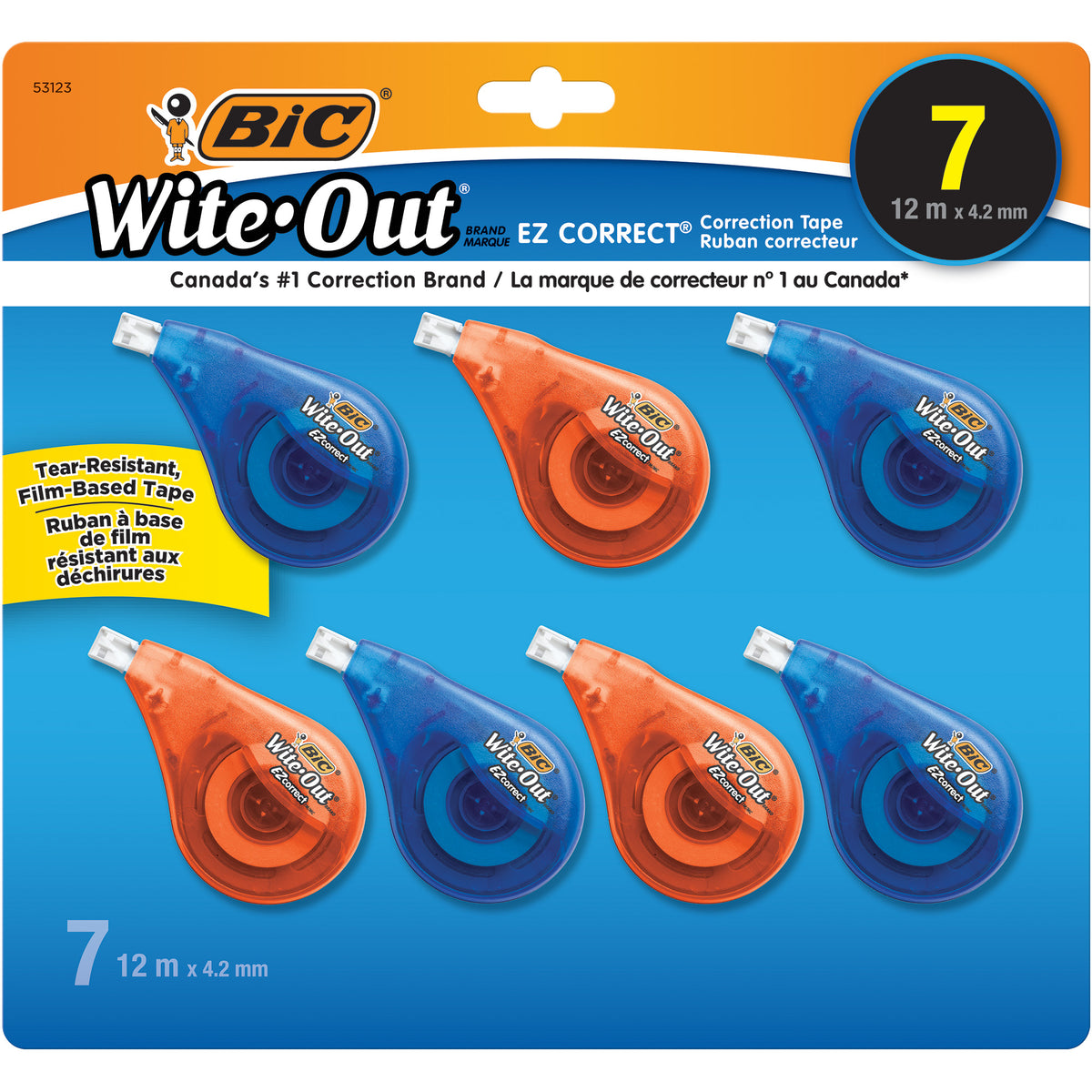 BIC Wite-Out EZ Correct Correction Tape - 7 Pack