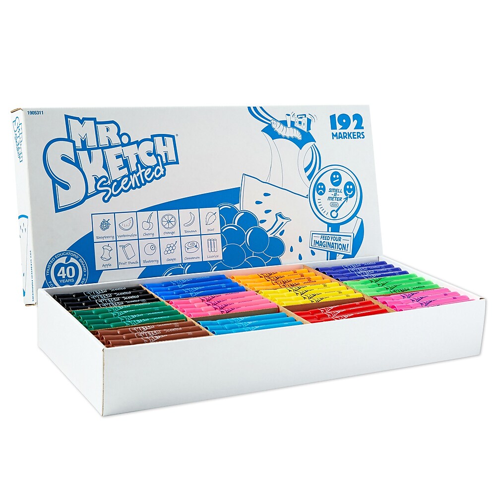 Mr. Sketch Scented Watercolour Markers Chisel Tip