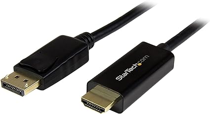 StarTech DP2HDMM2MB DisplayPort to HDMI 6ft Converter Cable
