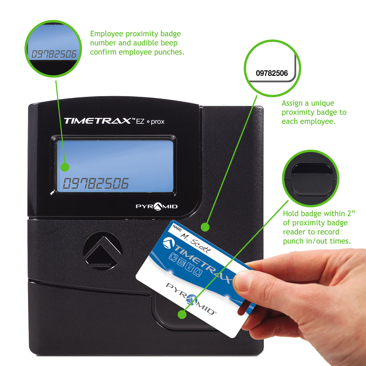 Pyramid Time Software Based Proximity Time Clock