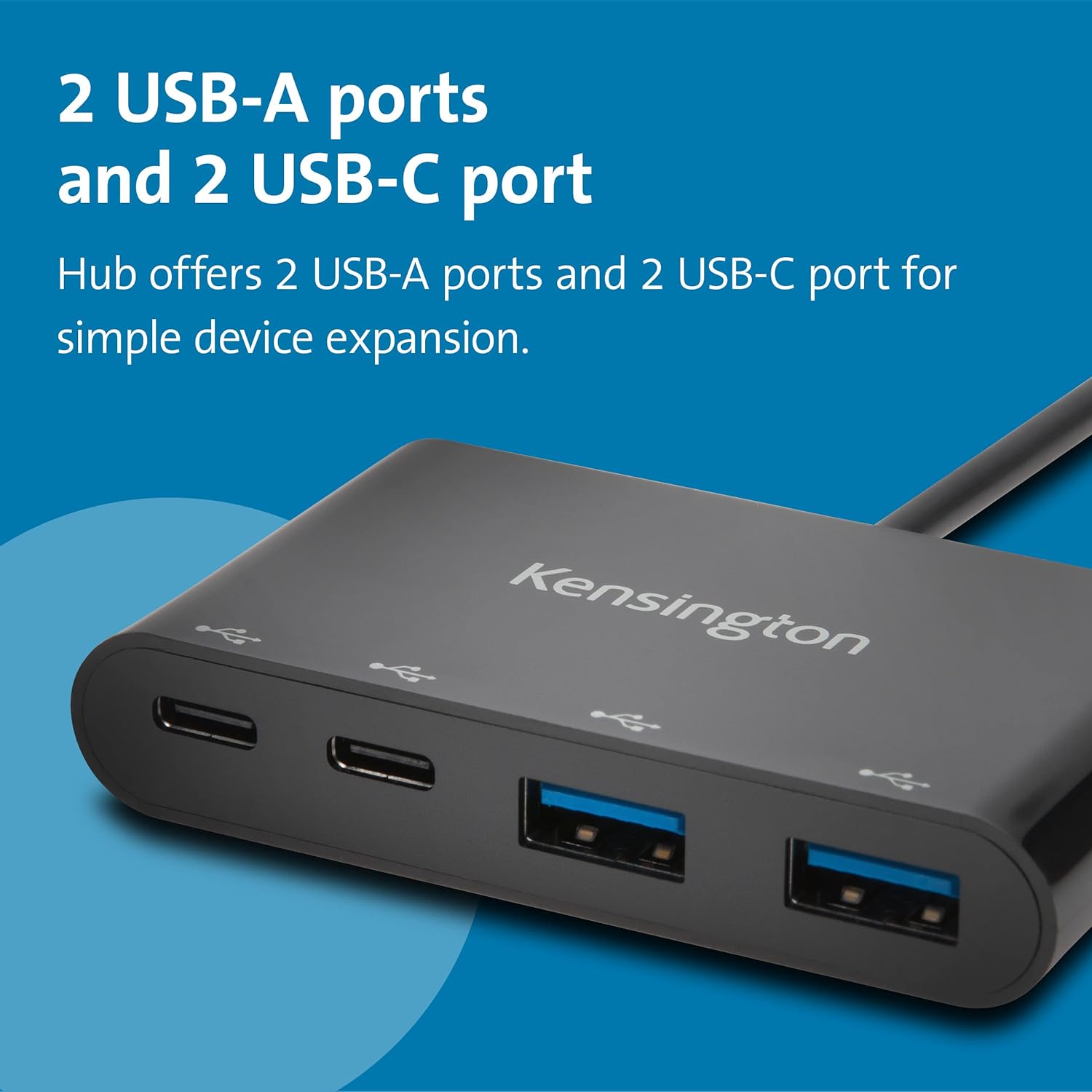 Kensington CH1000 USB-C 4-Port Hub