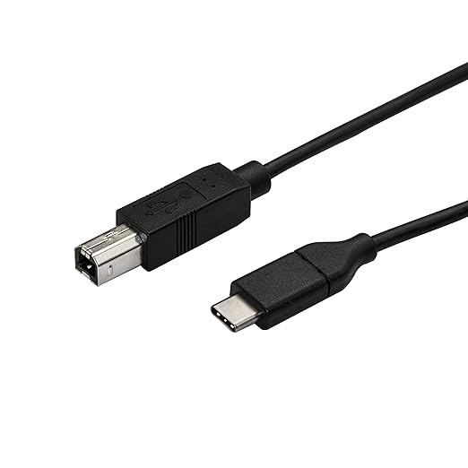 StarTech USB-C to USB-B Printer Cable M/M USB 2.0 0.5 m