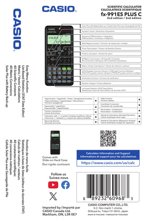 Casio FX-991ESPLUS2 Scientific Calculator