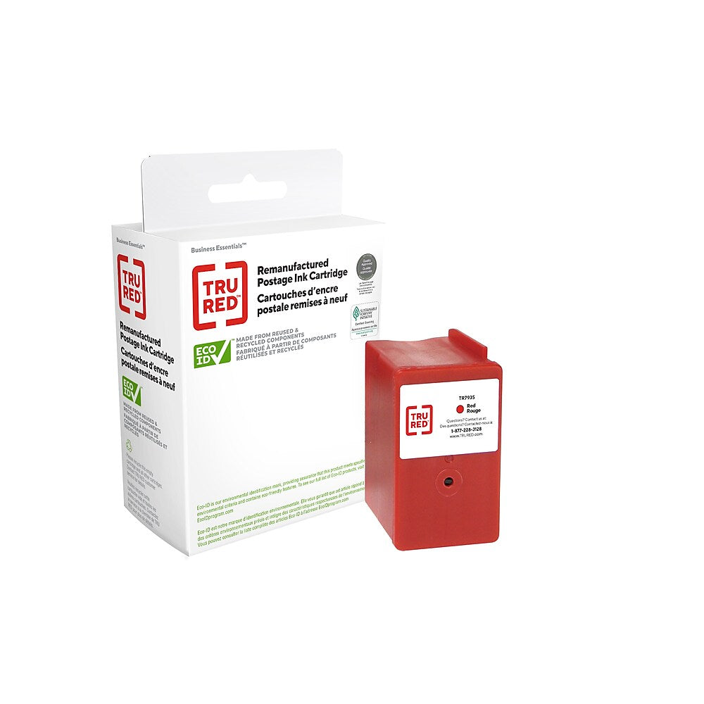 TRU RED Pitney Bowes 793-5 Postage Meter Ink Cartridge Red